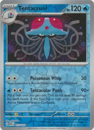 Scarlet & Violet 151 073/165 Tentacruel (Reverse Holo)