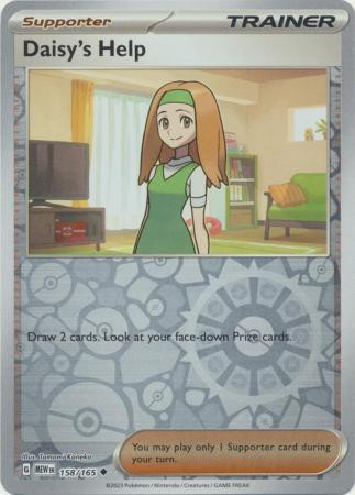 Scarlet & Violet 151 158/165 Daisy's Help (Reverse Holo)
