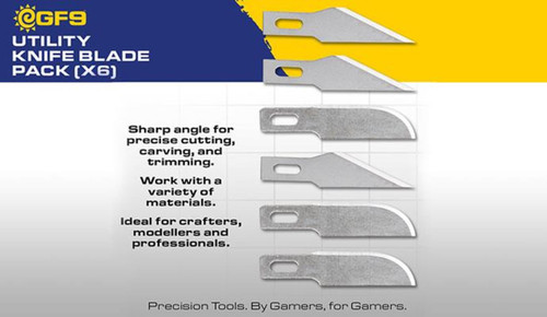 GF9 Utility: Knife Blade Pack (x6 Blades)
