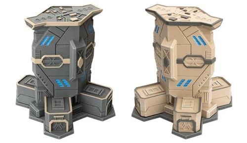Battlefield in a Box HexTech: Trinity City - TCPD Precinct (x2)