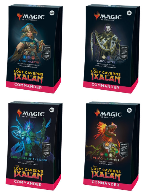 Lost Caverns of Ixalan Commander Deck - Set of 4