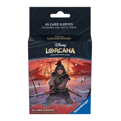 Disney Lorcana: Rise of the Floodborn Card Sleeves - Mulan (x65)