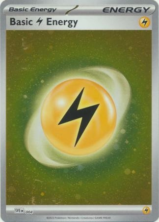 Scarlet & Violet SVE EN04 Basic Lightning Energy (Cosmo Holo)