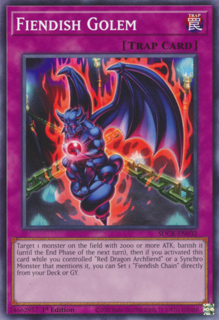 SDCK-EN032 Fiendish Golem