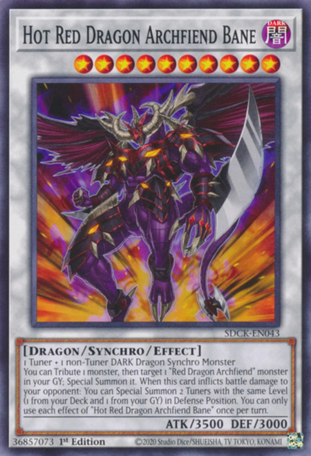 SDCK-EN043 Hot Red Dragon Archfiend Bane