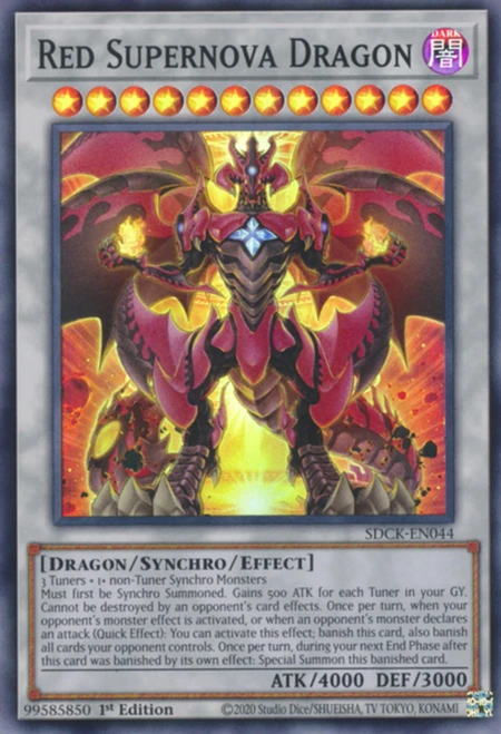 SDCK-EN044 Red Supernova Dragon