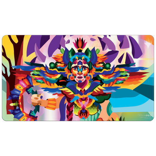 MTG The Lost Caverns of Ixalan Playmat featuring Huatli, Poet of Unity