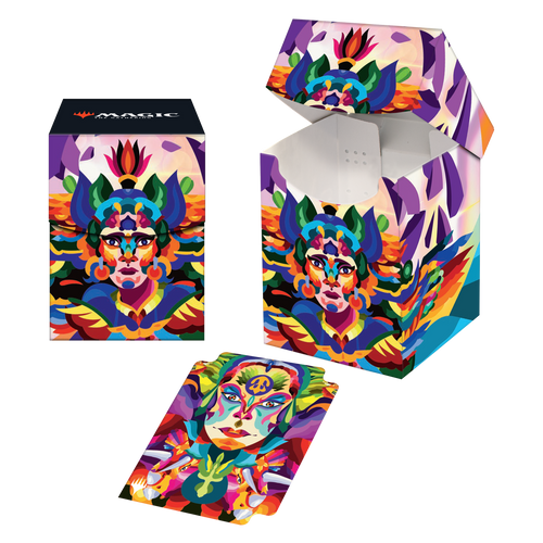 MTG The Lost Caverns of Ixalan 100+ Deck Box featuring Huatli, Poet of Unity