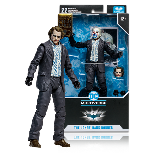 DC Multiverse: The Dark Knight - The Joker (Bank Robber) (Gold Label Series) 7-Inch Figure