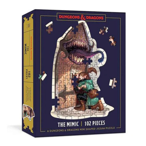 Dungeons & Dragons - The Mimic Edition Mini Shaped Jigsaw Puzzle (102 piece)