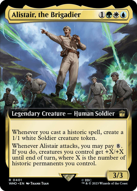 Alistair, the Brigadier (Extended Art) | Universes Beyond: Doctor Who