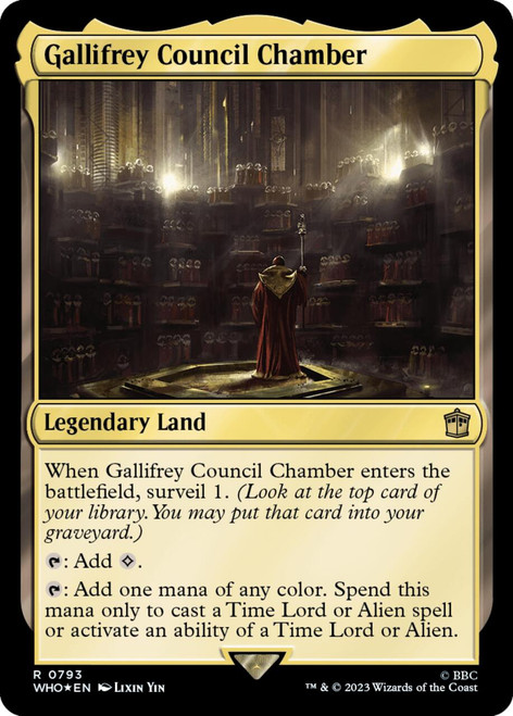 Gallifrey Council Chamber (Surge foil)