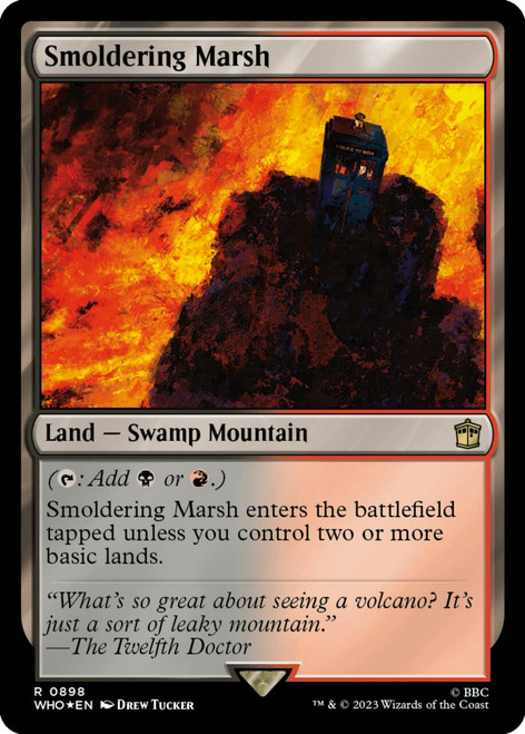 Smoldering Marsh (Surge foil) | Universes Beyond: Doctor Who