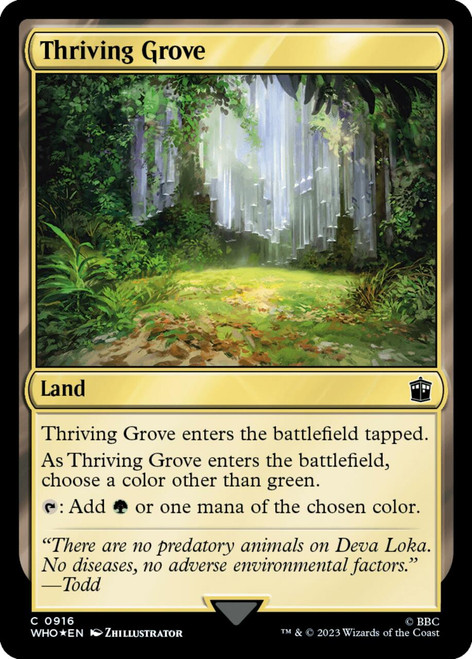 Thriving Grove (Surge foil) | Universes Beyond: Doctor Who