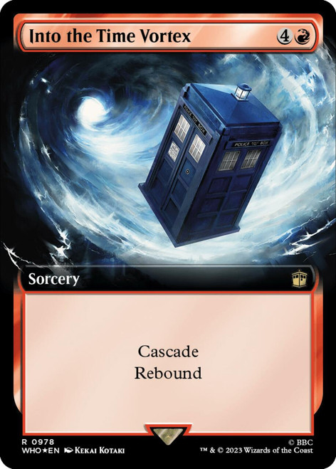 Into the Time Vortex (Extended Art) (Surge foil) | Universes Beyond: Doctor Who