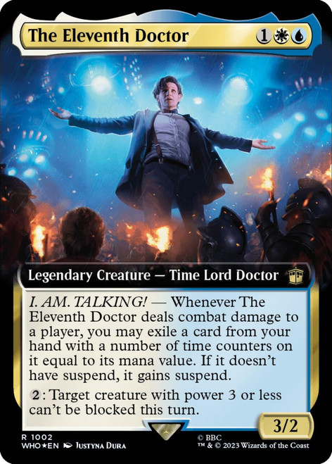 The Eleventh Doctor (Extended Art) (Surge foil) | Universes Beyond: Doctor Who