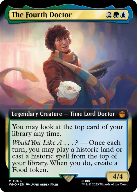 The Fourth Doctor (Extended Art) (Surge foil)