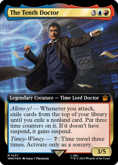 The Tenth Doctor (Extended Art) (Surge foil)
