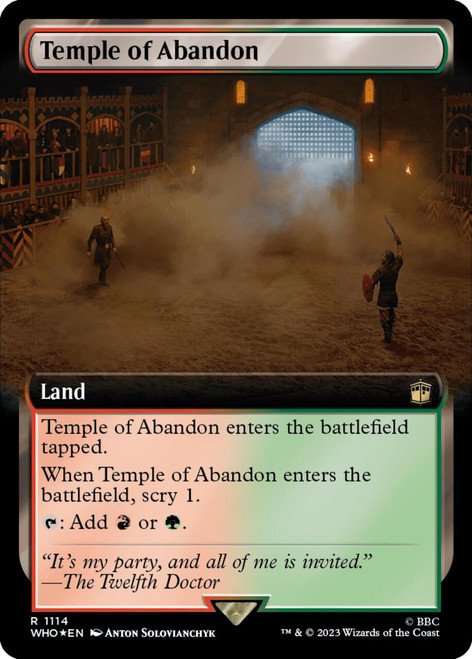 Temple of Abandon (Extended Art) (Surge foil)