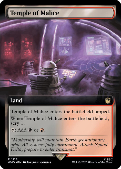 Temple of Malice (Extended Art) (Surge foil)