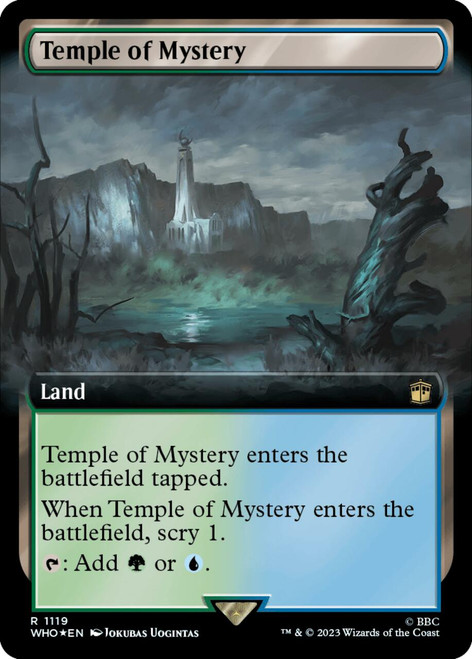 Temple of Mystery (Extended Art) (Surge foil) | Universes Beyond: Doctor Who