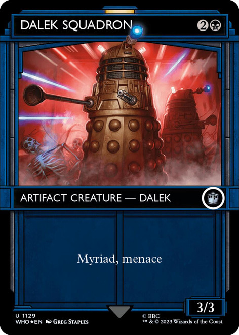 Dalek Squadron (Showcase Frame) (Surge foil)