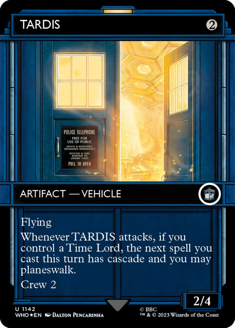 TARDIS (Showcase Frame) (Surge foil)