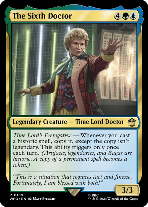 The Sixth Doctor (foil)