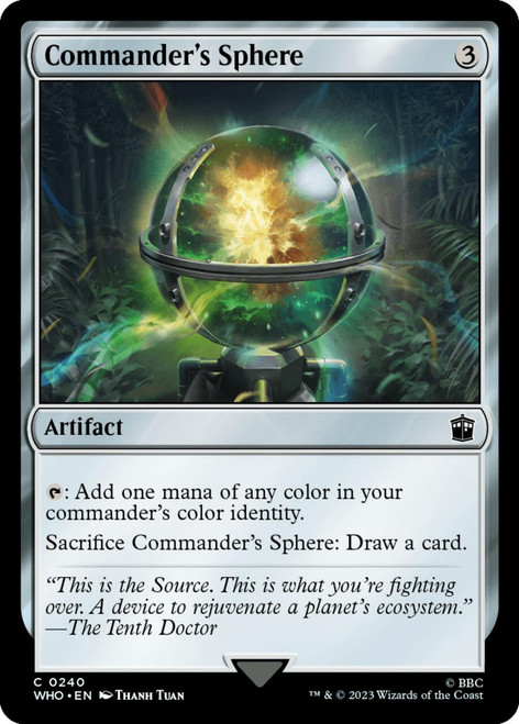 Commander's Sphere (foil) | Universes Beyond: Doctor Who