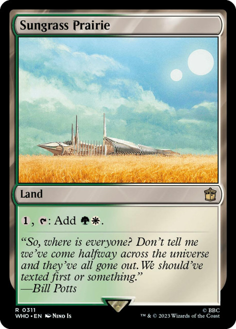 Sungrass Prairie (foil) | Universes Beyond: Doctor Who
