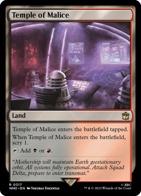 Temple of Malice (foil) | Universes Beyond: Doctor Who