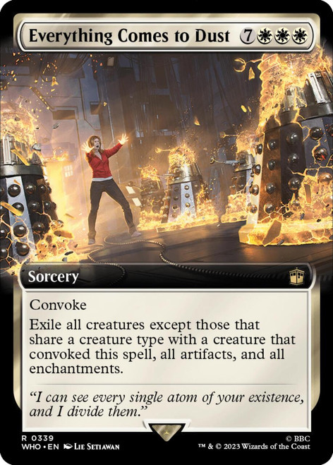 Everything Comes to Dust (Extended Art) (foil)