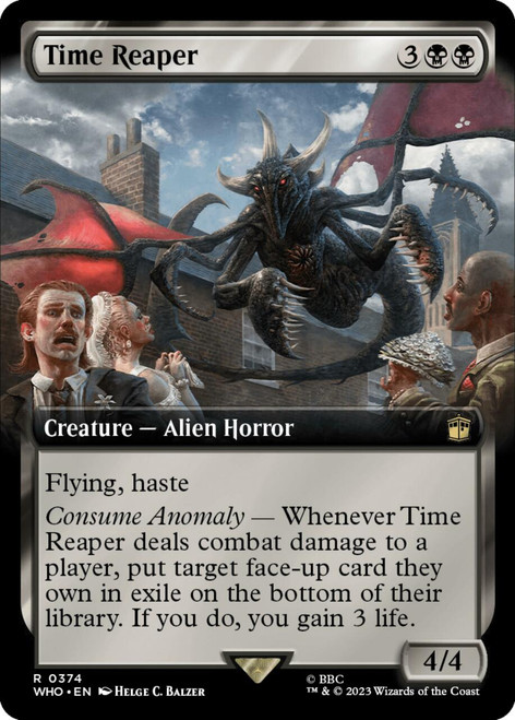 Time Reaper (Extended Art) (foil) | Universes Beyond: Doctor Who
