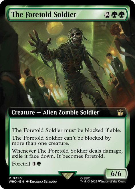 The Foretold Soldier (Extended Art) (foil) | Universes Beyond: Doctor Who