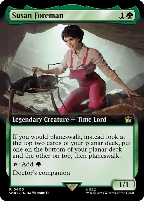 Susan Foreman (Extended Art) (foil)