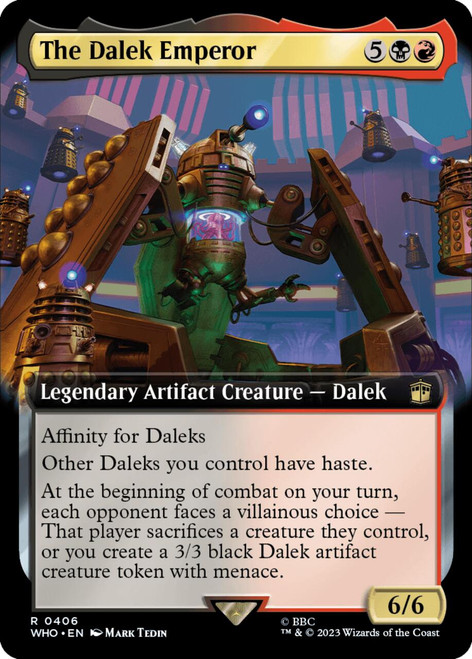 The Dalek Emperor (Extended Art) (foil)