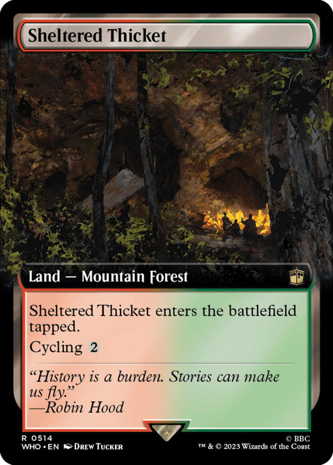 Sheltered Thicket (Extended Art) (foil)