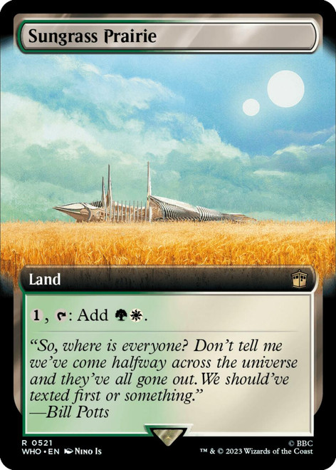 Sungrass Prairie (Extended Art) (foil) | Universes Beyond: Doctor Who