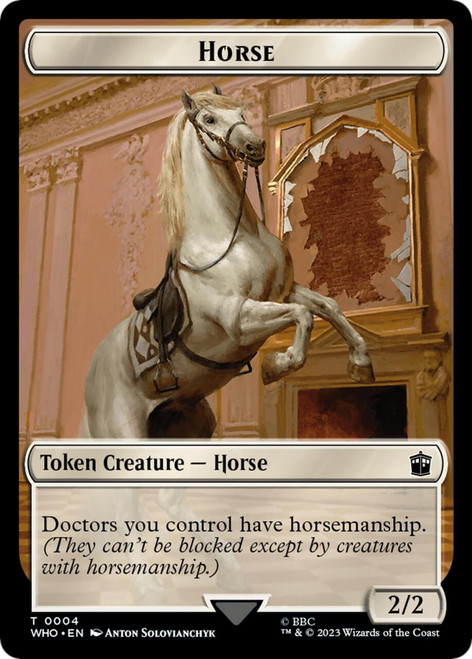 Horse // Clue (#22) Token (foil)
