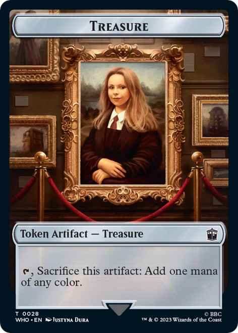 Horse // Treasure (#28) Token (foil)