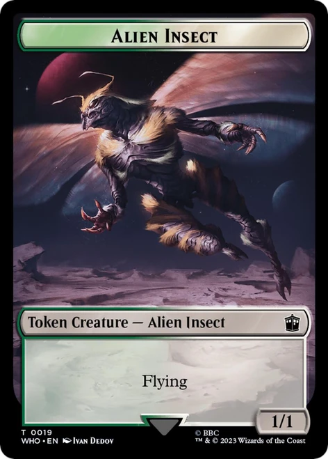 Alien Angel // Alien Insect Token (foil)