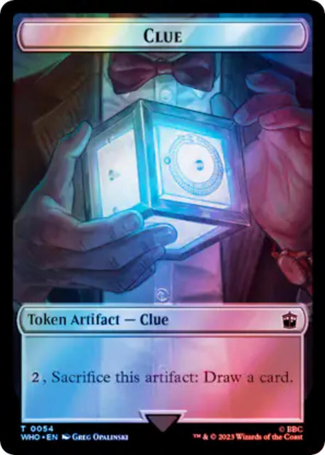 Copy // Clue (#54) Token (Surge foil)