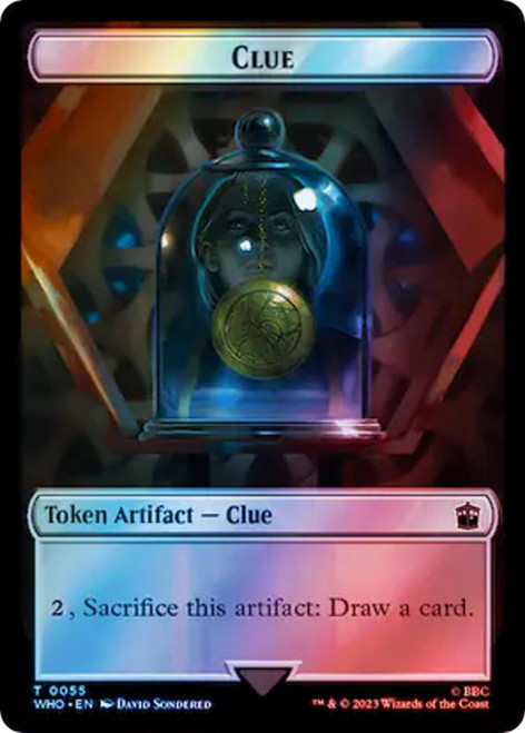 Copy // Clue (#55) Token (Surge foil)