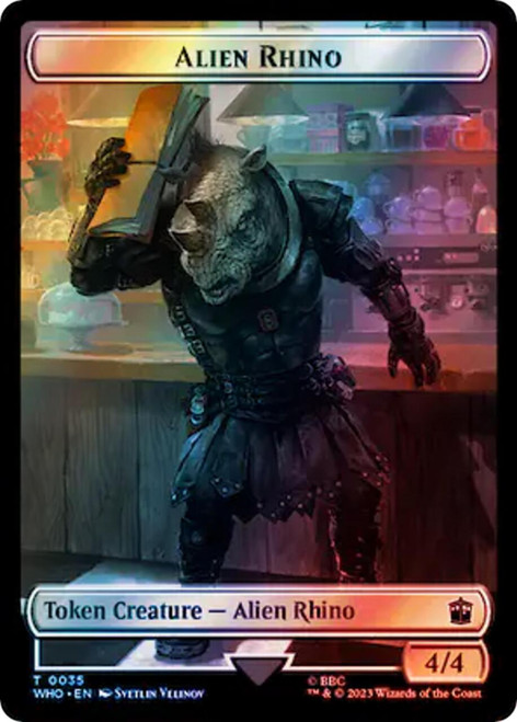 Alien Rhino // Food (#59) Token (Surge foil)