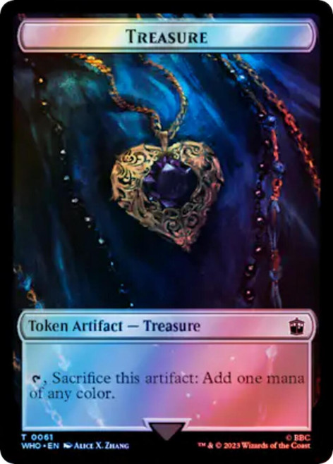 Soldier // Treasure (#61) Token (Surge foil)