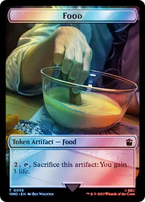 Warrior // Food (#58) Token (Surge foil)