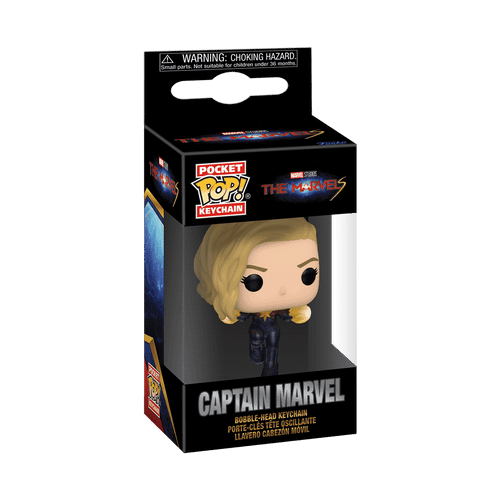Pocket POP! Keychain: The Marvels - Captain Marvel with Fire Hands