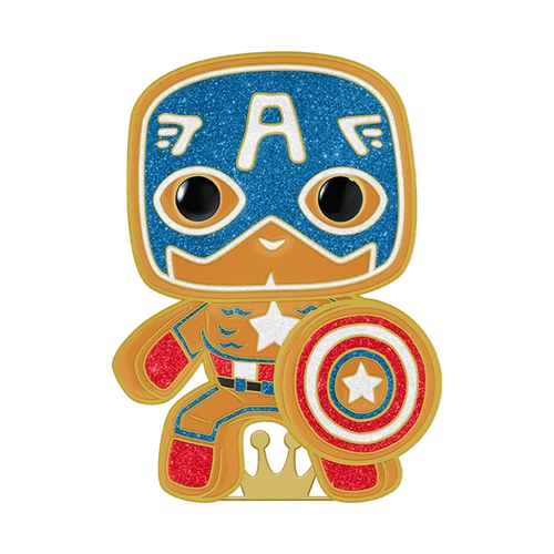 POP! Pin #37 Marvel Holiday - Gingerbread Captain America