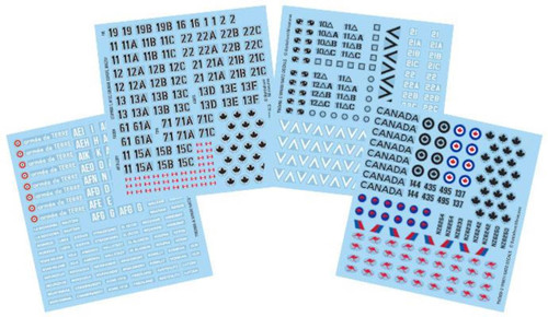 World War III: Team Yankee - NATO Forces Decal Set (x4)