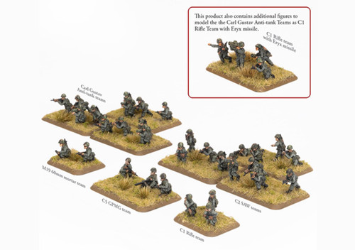 World War III: Team Yankee - Mechanised Platoon (x44 Figures)